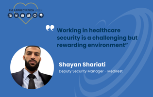 How Medirest training and career pathways have shaped Shayan Shariati’s journey in security. .png