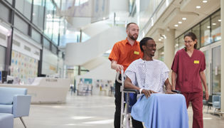 Healthcare logistics, portering & helpdesk