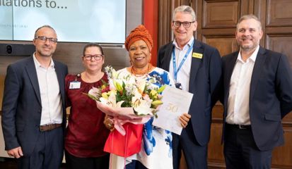 50 Years of Service Celebrated at King’s College Hospital for Medirest Colleague